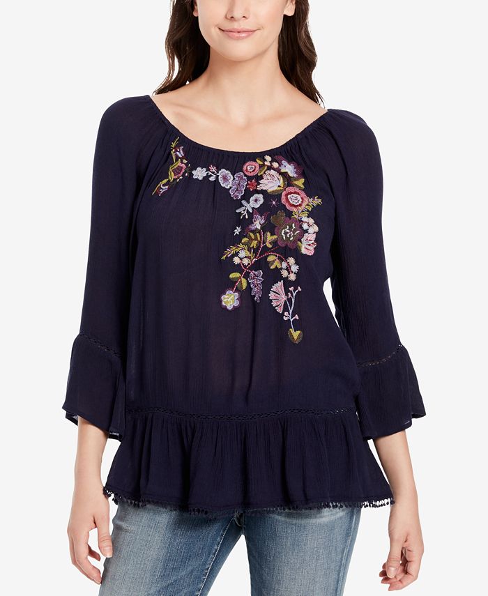 Vintage america on sale peasant top