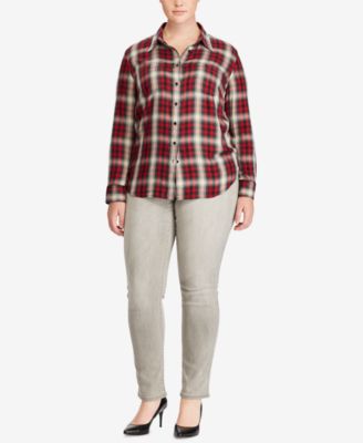 Lauren Ralph Lauren - Plus Size Tartan Plaid Shirt