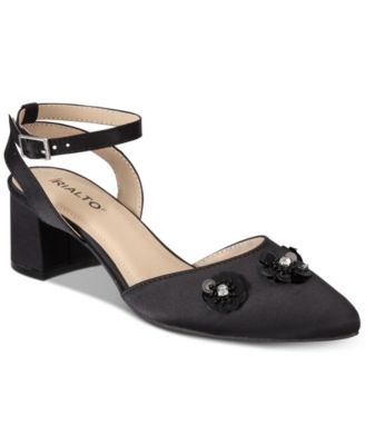 Rialto - Marjorie Embellished Block-Heel Evening Pumps