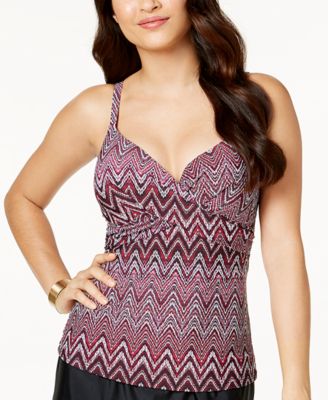 island escape push up tankini