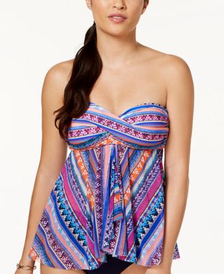 Profile By Gottex - Fly Away Bandeau Tankini Top