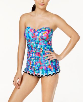 Profile by Gottex - Serendipity Tummy-Control Bandeau Swimdress