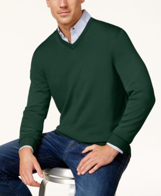 emerald green sweater men