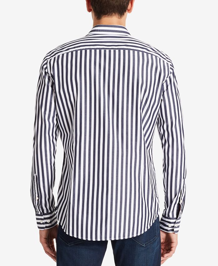 Hugo Boss BOSS Men's Slim-Fit Striped Cotton Shirt & Reviews - Hugo ...