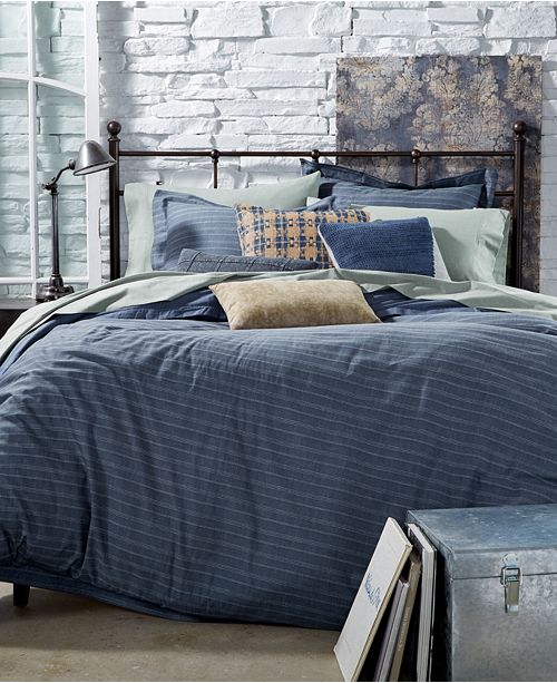 Tommy Hilfiger Blues Railroad Stripe Bedding Collection Reviews