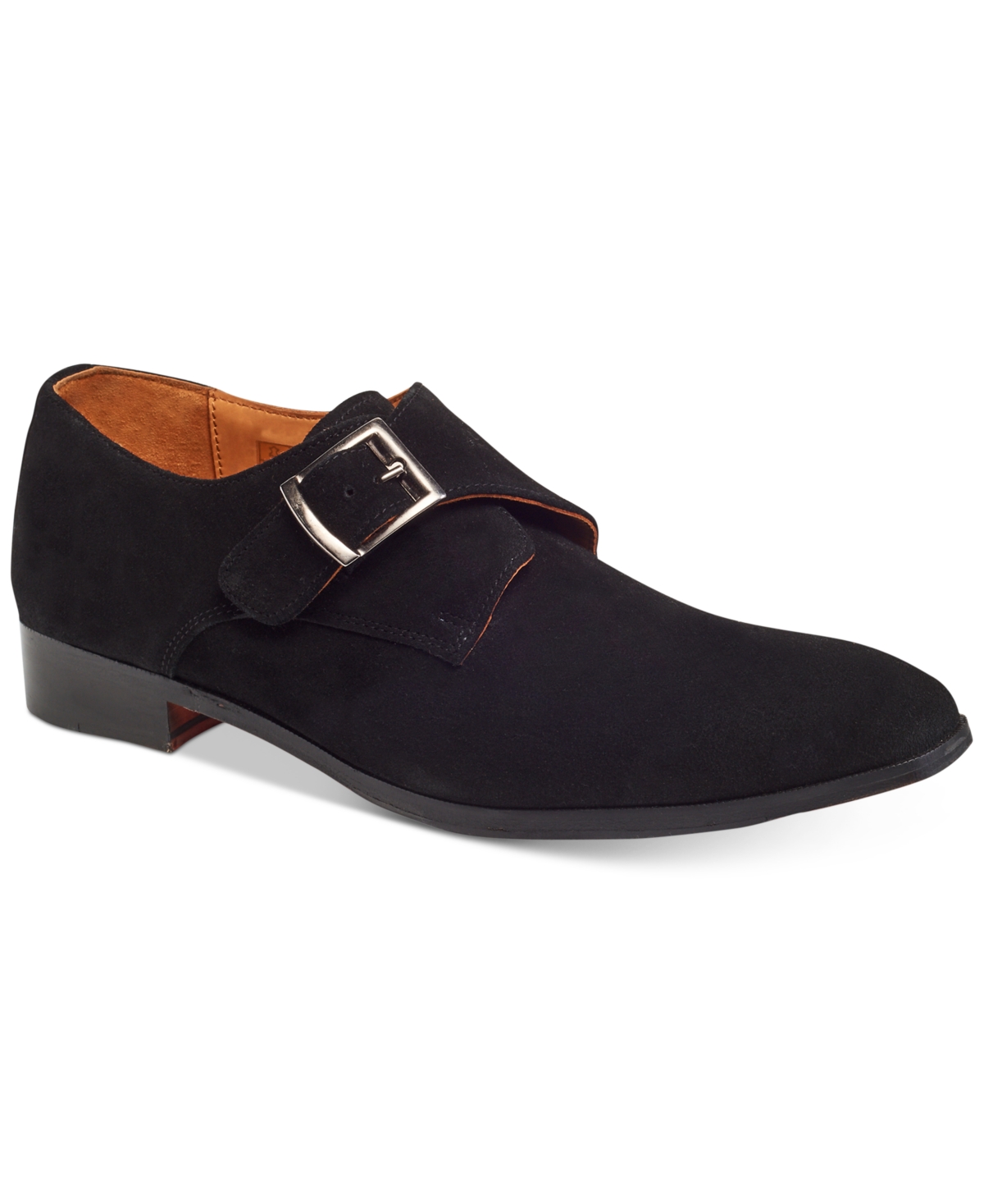 Carlos by Carlos Santana Men's Freedom Single Monk-Strap Suede Loafers