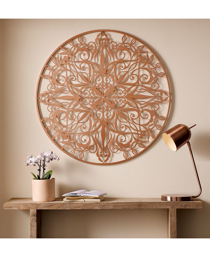 Graham & Brown Copper Lotus Blossom Wall Art