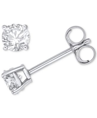 Macy's - Diamond Stud Earrings (3/8 ct. t.w.) in 14k White Gold