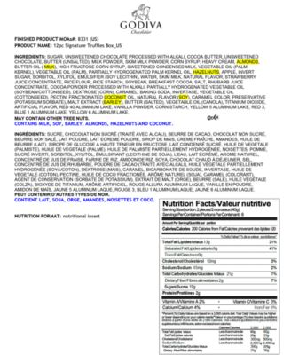 Godiva 12-Piece Signature Truffle Gift Box