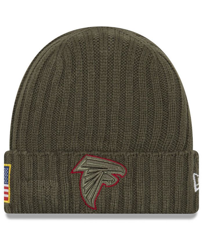 New Era Atlanta Falcons Salute To Service Cuff Knit Hat - Macy's