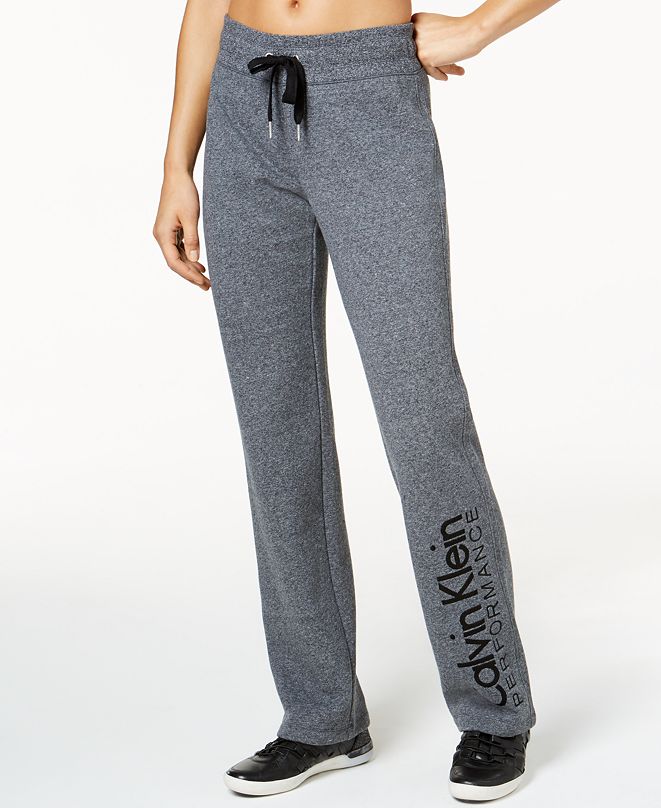 sweatpants open leg