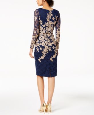 green emerald velvet dress Amazon.com: Xscape Womens Long Sleeve Raised Floral Lace Midi Length (Reg  and Petite) Cocktail Dress, Navy, 4 US : Clothing, Shoes & Jewelry