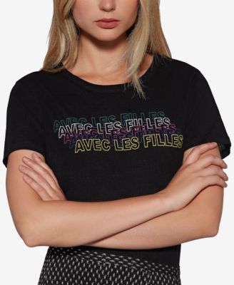 Avec Les Filles - Cotton 80s Graphic T-Shirt