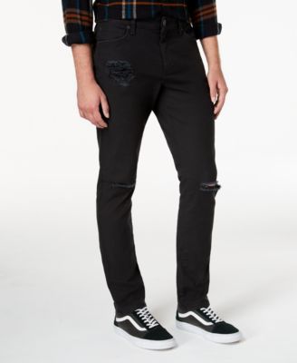 American Rag - Men's Classic-Fit Skinny-Leg Stretch Destroyed Jeans