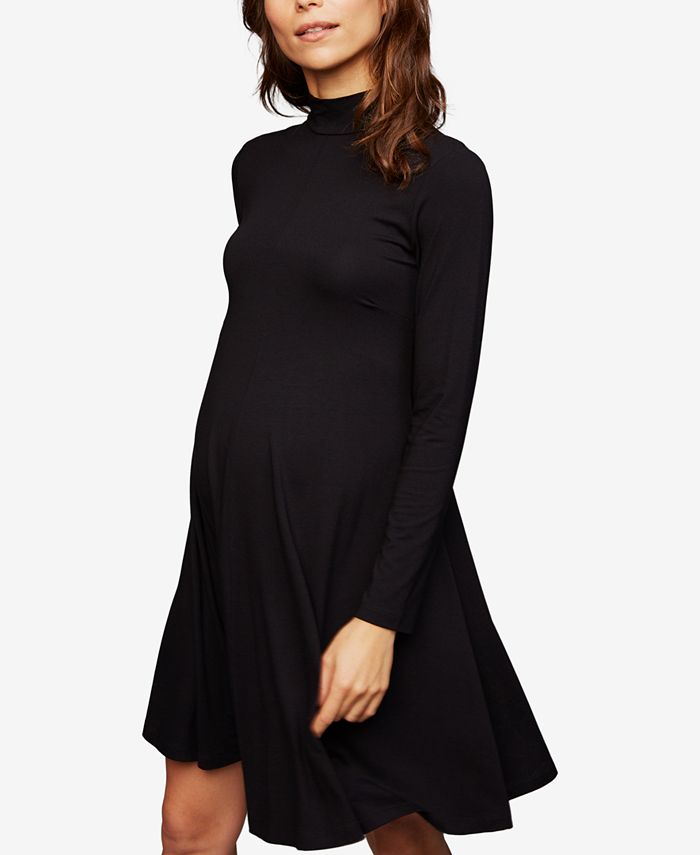 Isabella Oliver Maternity Mock Neck Jersey Dress Macy s