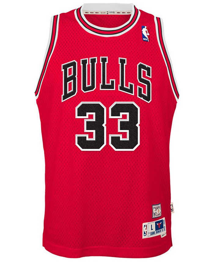 adidas Scottie Pippen Chicago Bulls Retired Player Swingman Jersey, Big ...