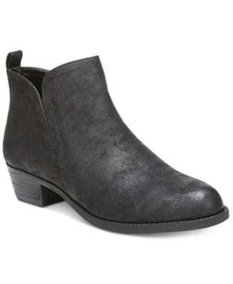 carlos santana white booties