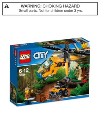 LEGO® City 201-Pc. Jungle Cargo Helicopter Set 60158