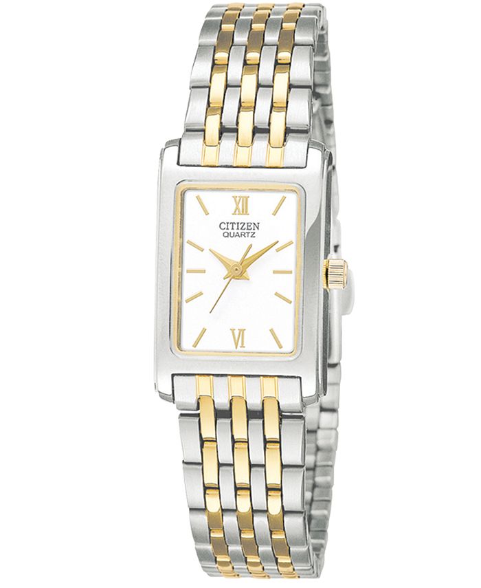 Citizen Women's Two Tone Stainless Steel Bracelet Watch 18mm EJ5854-56A &  Reviews - All Watches - Jewelry & Watches - Macy's