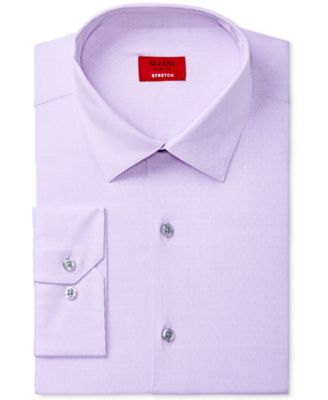 Alfani - Men's Slim-Fit Performance Stretch Easy-Care Pattern Dress Shirt, Created for Macy's