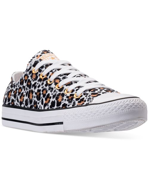 Converse Women S Chuck Taylor Ox Animal Casual Sneakers From
