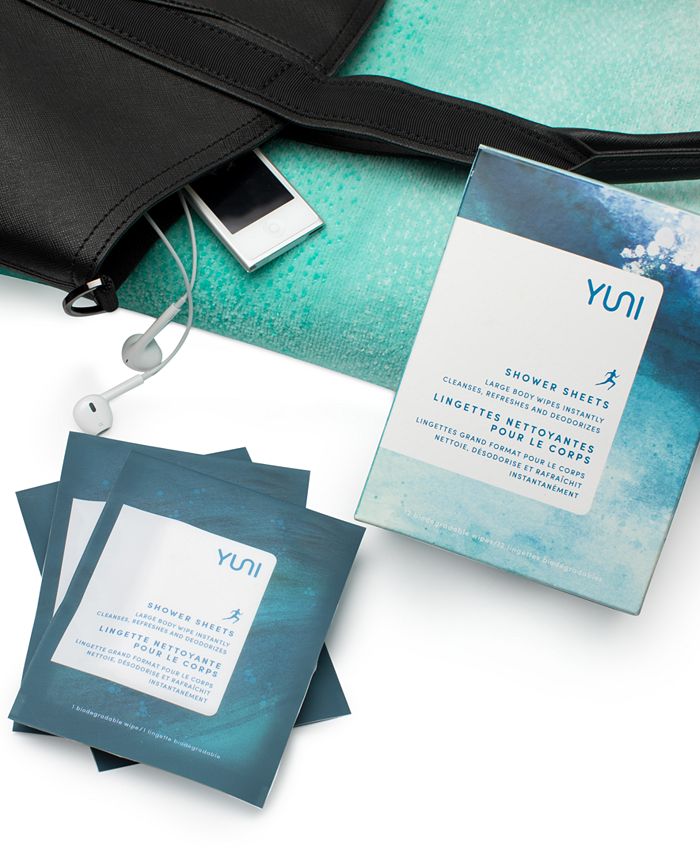 YUNI Shower Sheets Large Body Wipes 12 Pk Reviews Skin Care