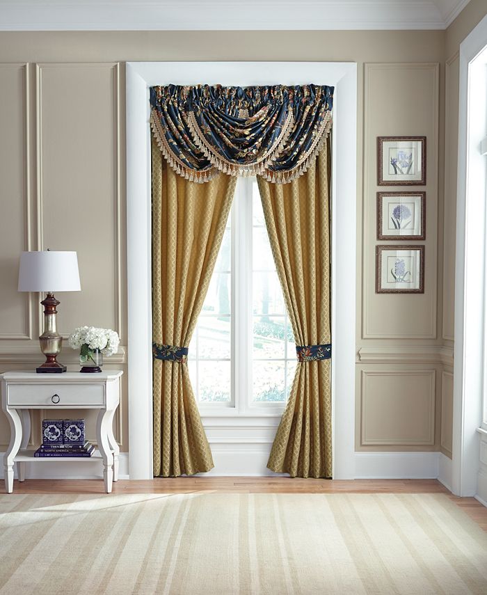 Croscill CLOSEOUT! Calice Waterfall Swag 48" x 33" Window Valance Macy's