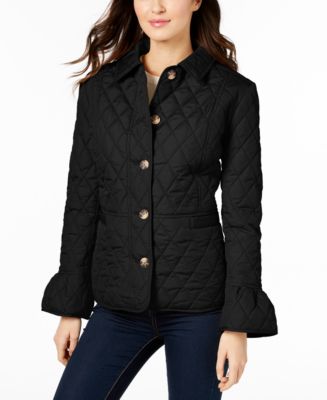 Charter Club Quilted Bell-Sleeve Jacket, Created for Macy's - Macy's