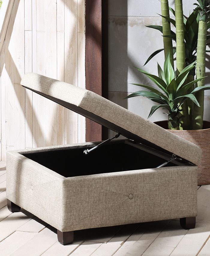 Furniture Austin Tufted Storage Ottoman Macy's