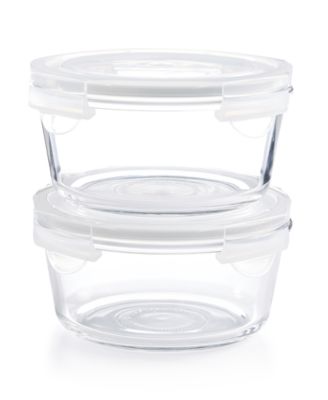 Martha Stewart Collection - 4-Pc. Round Glass Storage Set