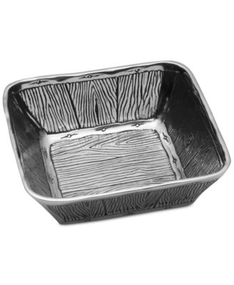 Wilton Armetale - Wild Wood Small Square Bowl