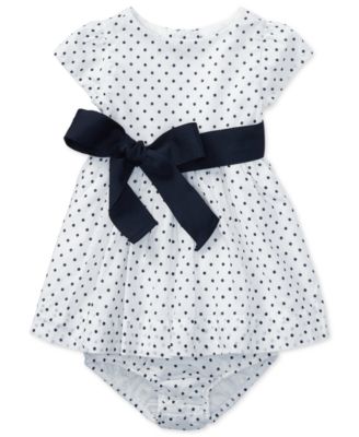 macy's ralph lauren polka dot dress