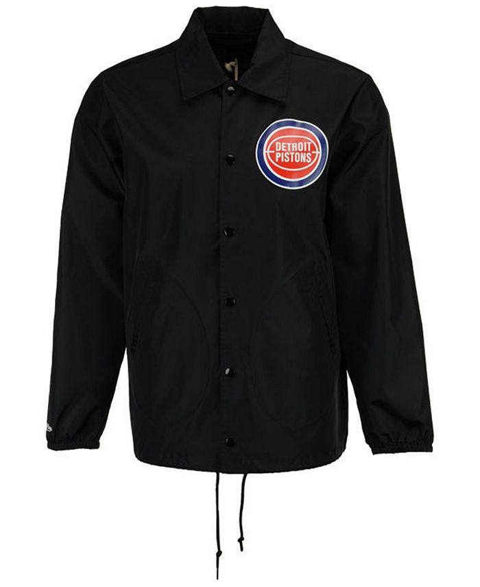 Mitchell & Ness Men's Detroit Pistons Coaches Jacket - Macy's