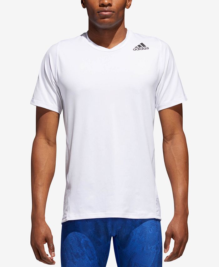 adidas Men's AlphaSkin Fitted ClimaLite® T-Shirt - Macy's