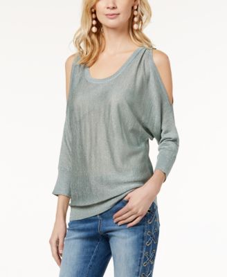 macys cold shoulder sweaters