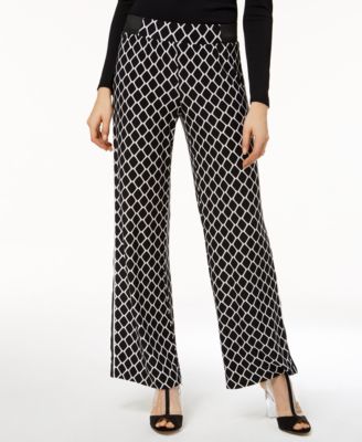 INC International Concepts - Petite Geo-Print Pants