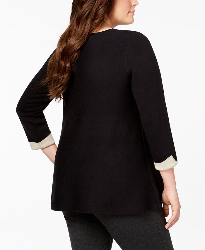 Alfani Plus Size Tunic Sweater, Created for Macy's Macy's
