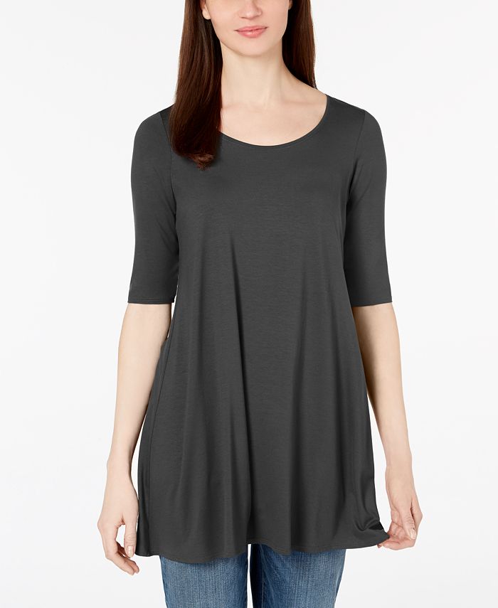 Eileen Fisher Stretch Jersey Tunic, Created for Macy's - Macy's