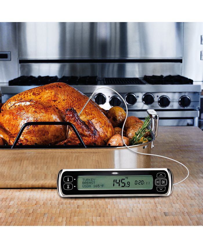 Leave-In Meat Thermometer with Silicone Grip