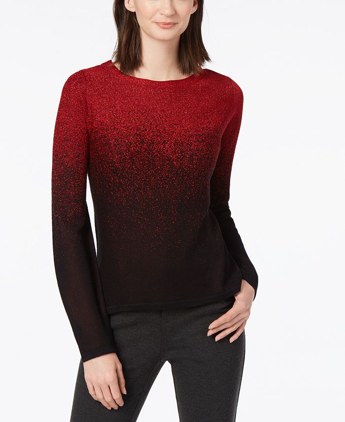 NY Collection Petite Ombré Shine Sweater & Reviews - Sweaters - Petites ...