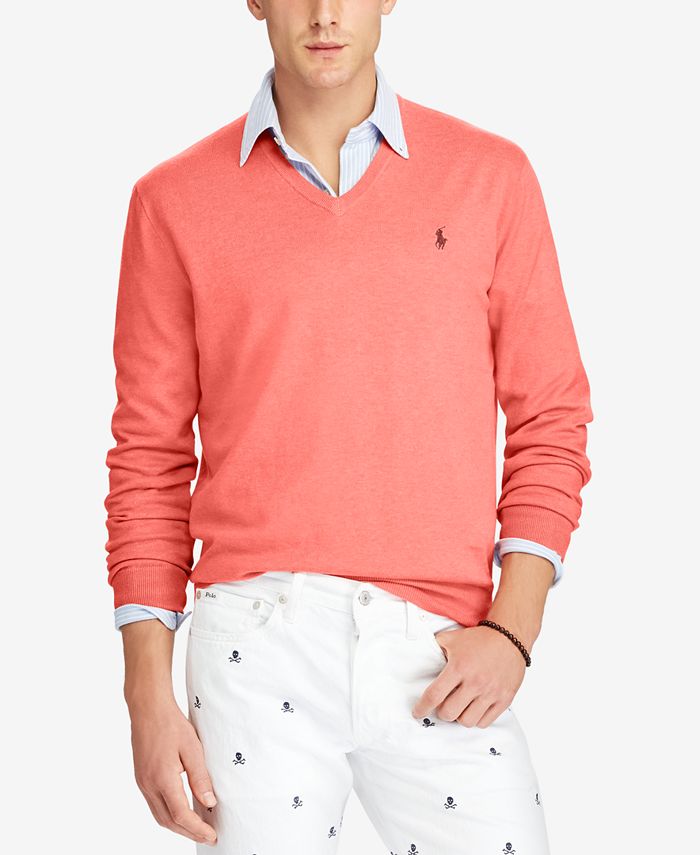 Polo Ralph Lauren Men's V-Neck Sweater - Macy's