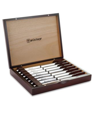 Wüsthof - Stainless Steel 8-Piece Presentation Steak Knife Set