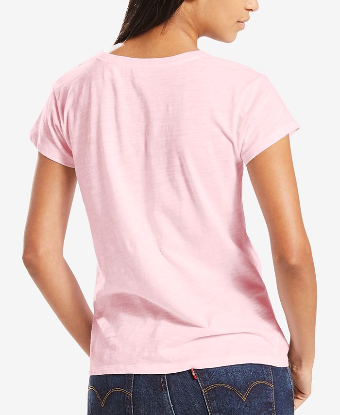 Levi's Bridget Cotton Twisted T-Shirt - Macy's