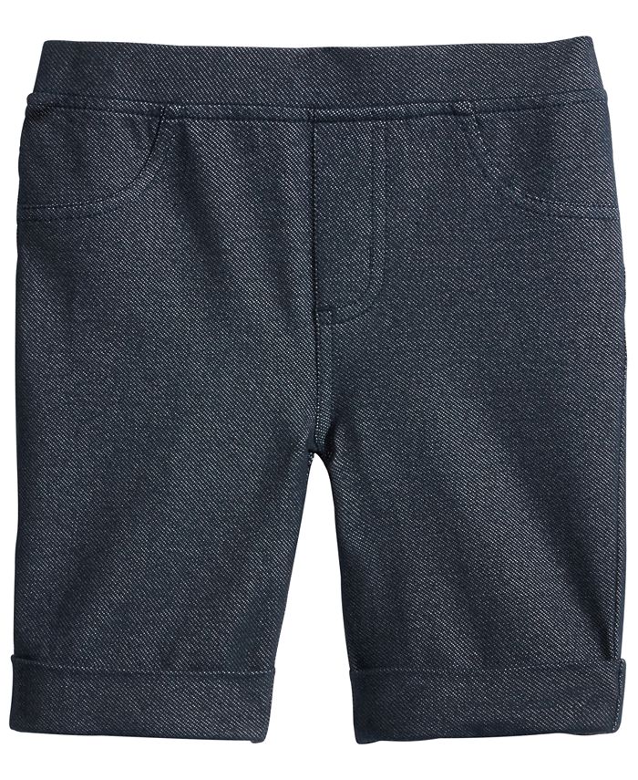 Epic Threads - Denim-Knit Bermuda Shorts, Little Girls (2-6X)
