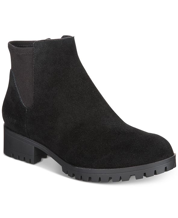 DKNY Mina Lug Ankle Boots, Created For Macy’s & Reviews - Boots - Shoes ...
