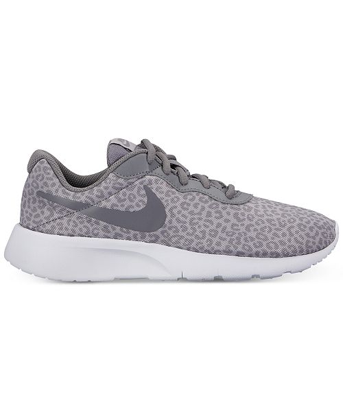Nike Big Girls Tanjun Print Casual Sneakers From Finish Line