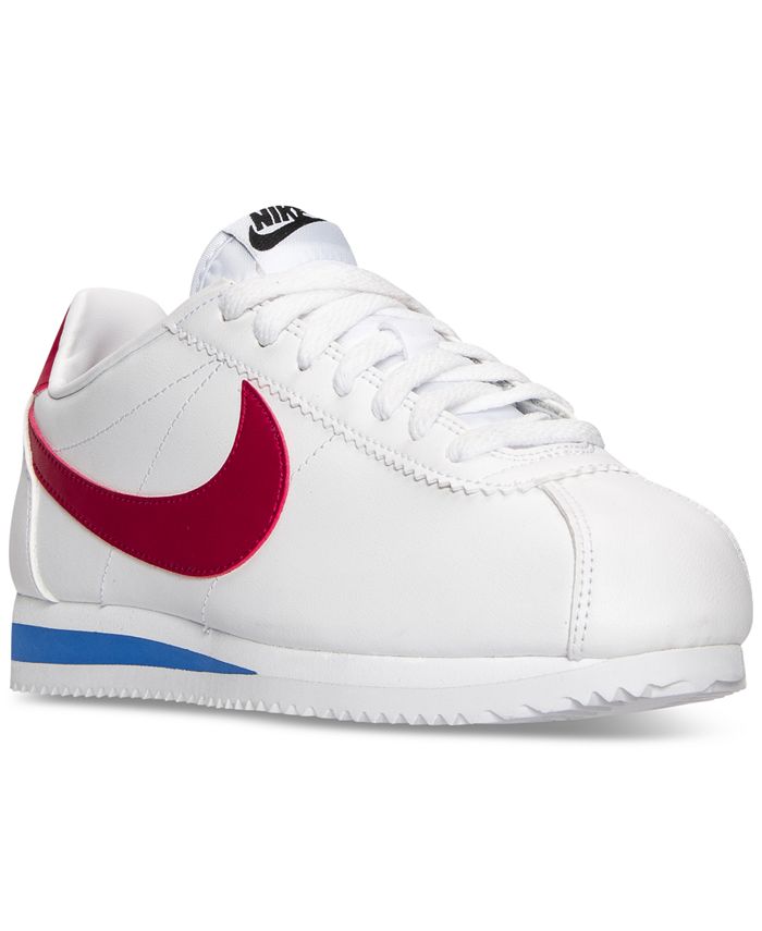 Nike Women's Classic Cortez Leather Casual Sneakers from Finish Line & Reviews Finish Line Women's Shoes - -