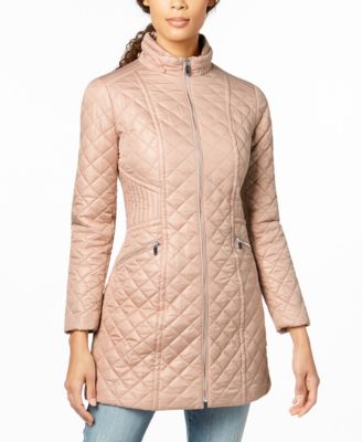 via spiga quilted hooded coat