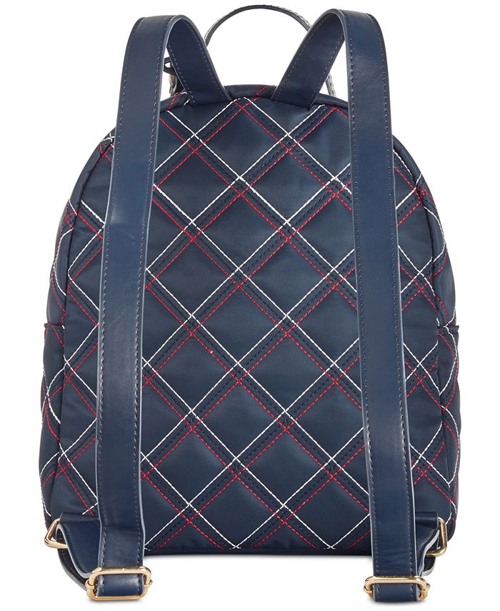 Tommy Hilfiger Julia Quilted Nylon Dome Backpack, Created for Macy's Macy's