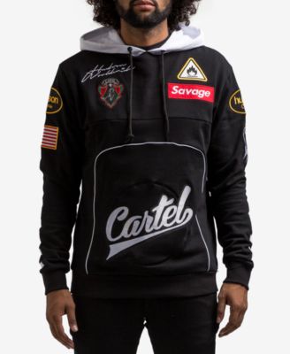 Hudson NYC - Men's Cartel Embroidered Patch Race Hoodie